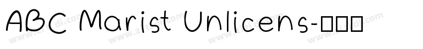 ABC Marist Unlicens字体转换